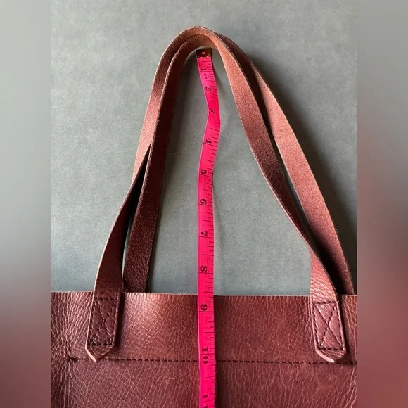 Madewell Medium Transport Tote Dark Cabernet - Picture 4 of 15